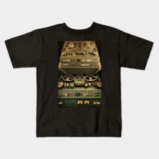 Vintage Sound System Mixed Setup Audio HiFi Kids T-Shirt